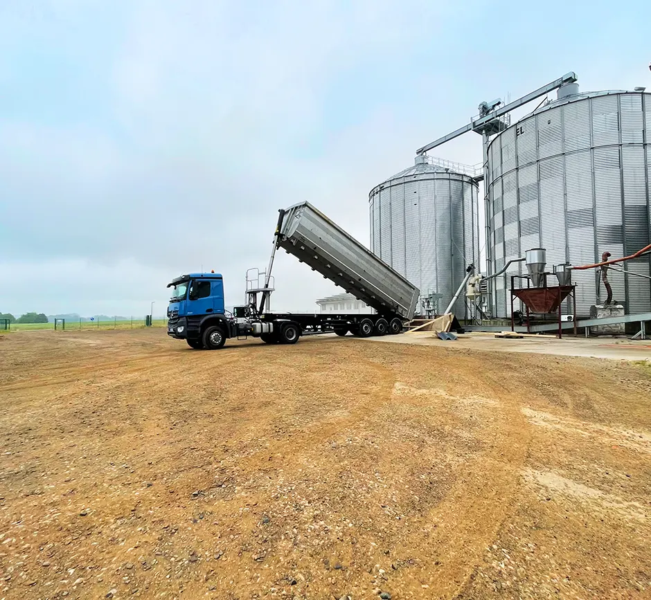 Anlieferung Silo Mittweida